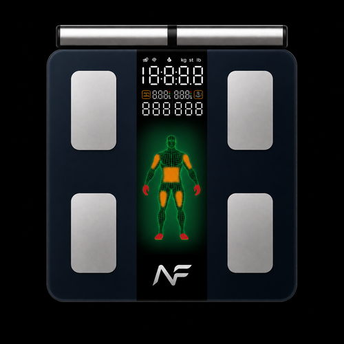 NOW Scale - smart body composition scale with NF logo